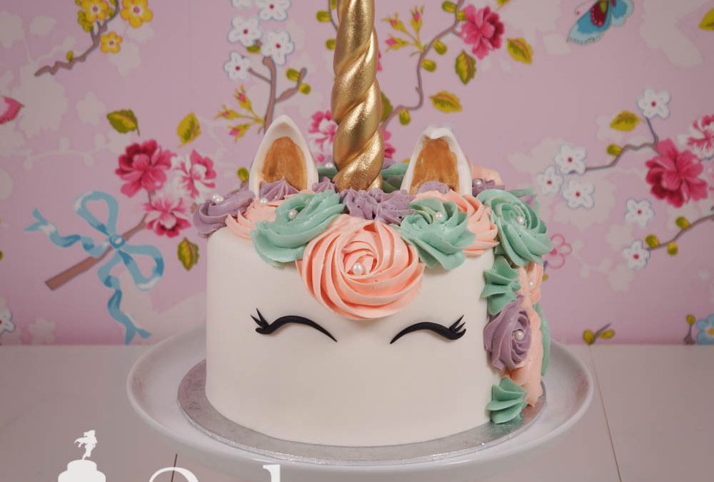 Unicorn-tårta